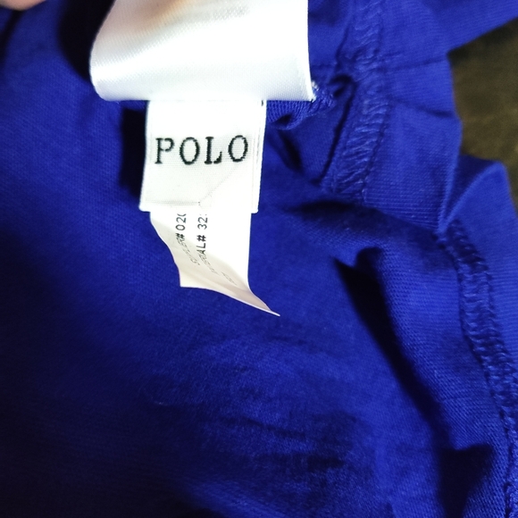 Polo Ralph Lauren Boys XL (18–20) Skiing Polo Bear Long Sleeve Tee Blue NWOT New - Picture 7 of 9